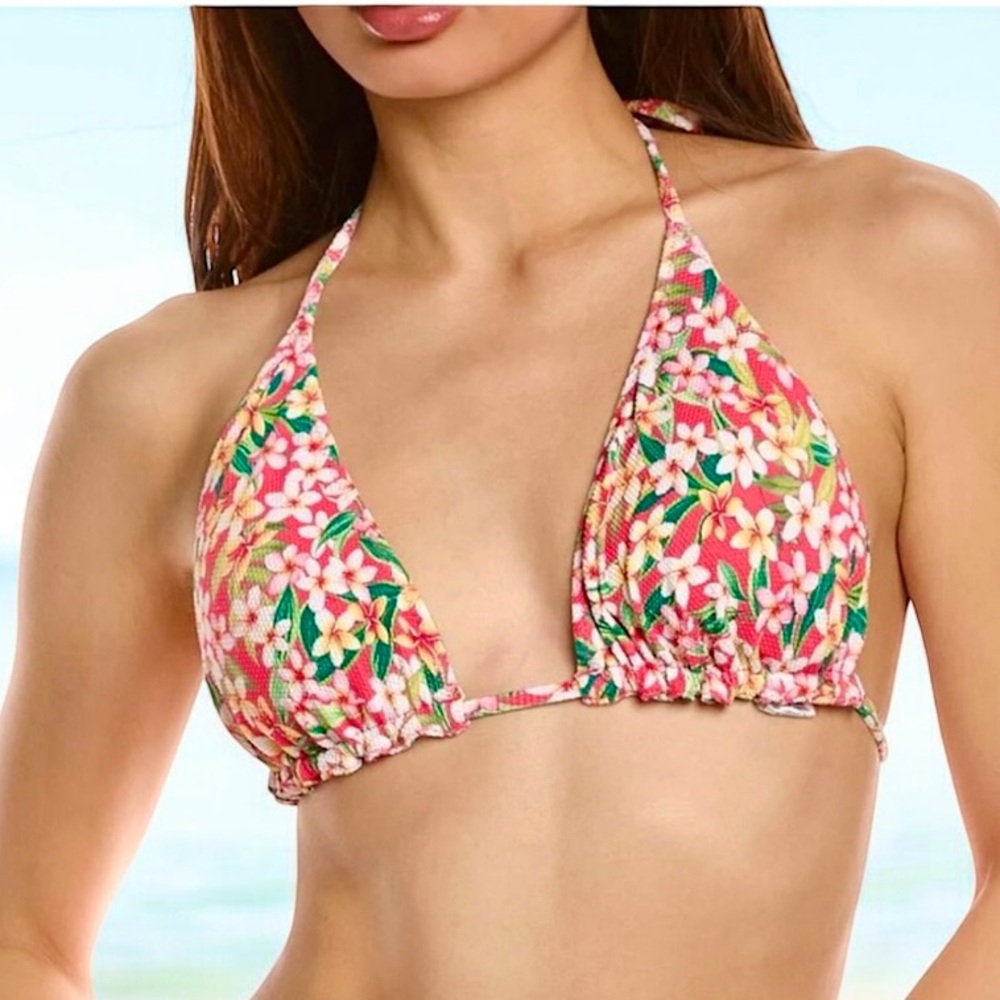 Tommy Bahama Island Cays Flora Reversible Triangle Bikini Top